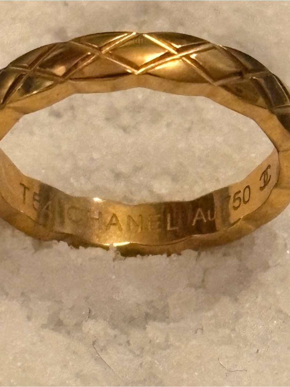 Chanel Coco Crush Gold ring size 7